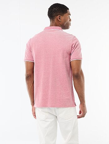 Polo avec broderie sur poitrine