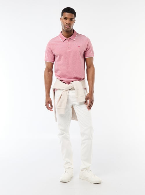 Polo avec broderie sur poitrine - Kiabi Polo avec broderie sur poitrine - Kiabi
