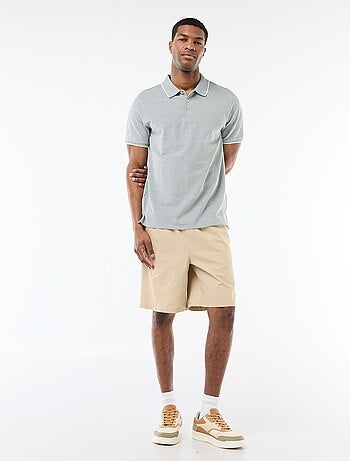 Polo avec broderie sur poitrine