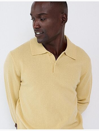 Polo avec mélange de laine, mo fashion