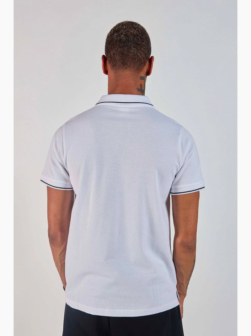 Polo Blanc 231040 Redskins Blanc - Kiabi