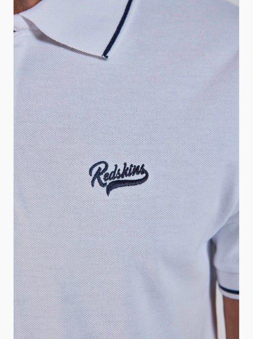 Polo Blanc 231040 Redskins - Kiabi