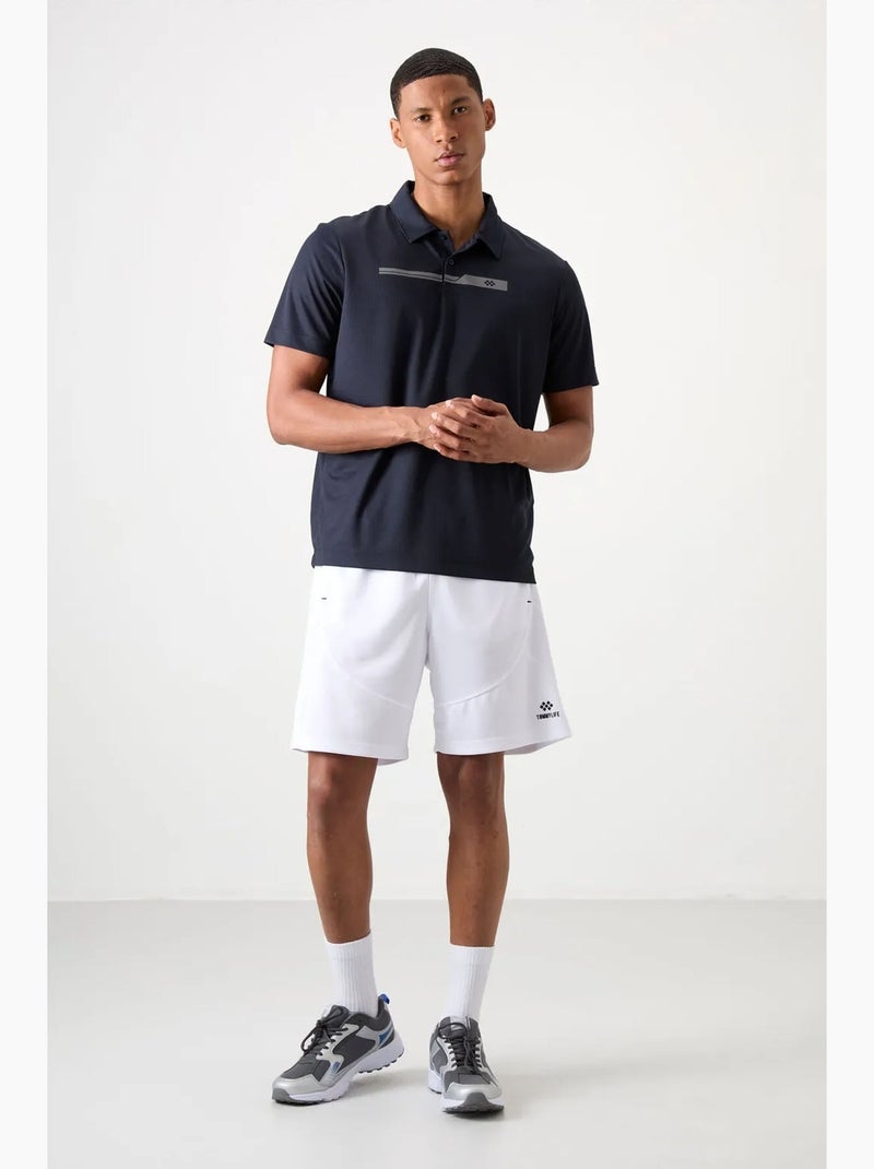 Polo boutonné tommy Bleu marine - Kiabi