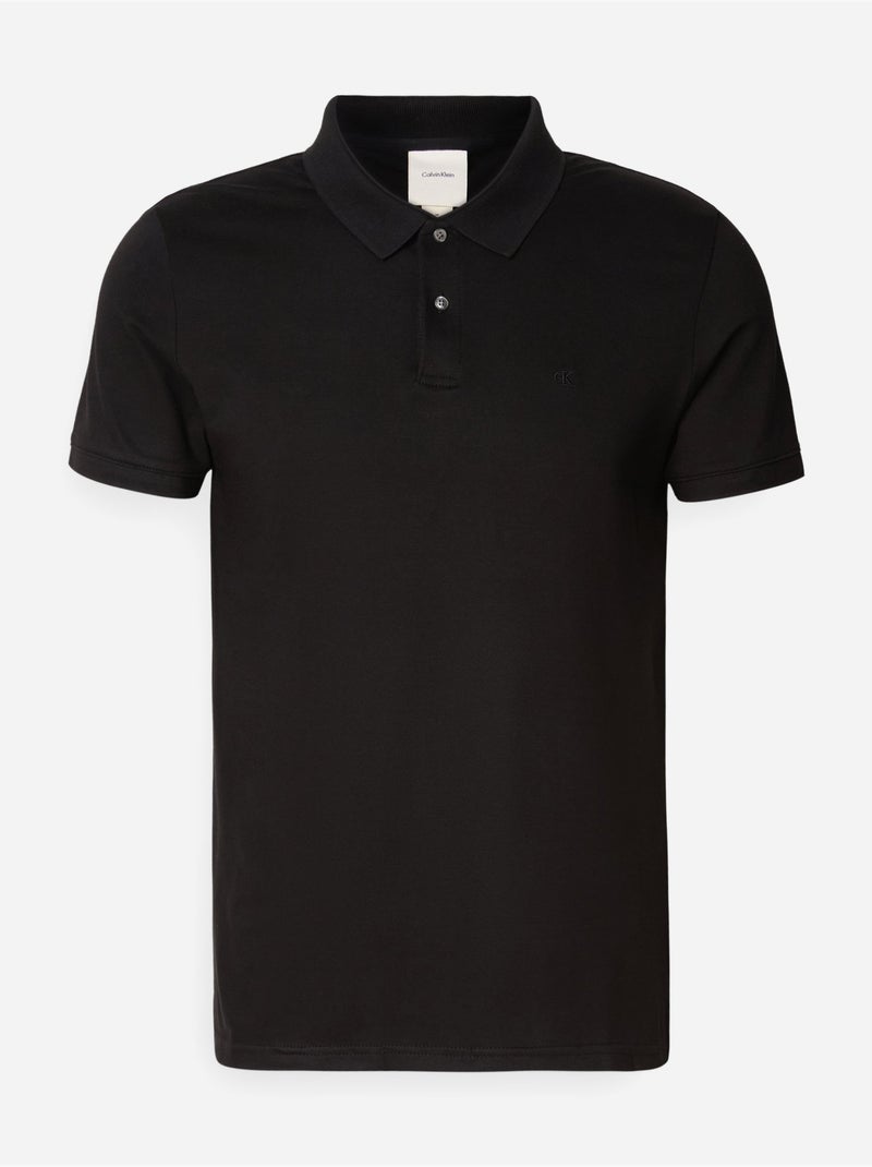 Polo Calvin Klein à manches courtes Noir - Kiabi