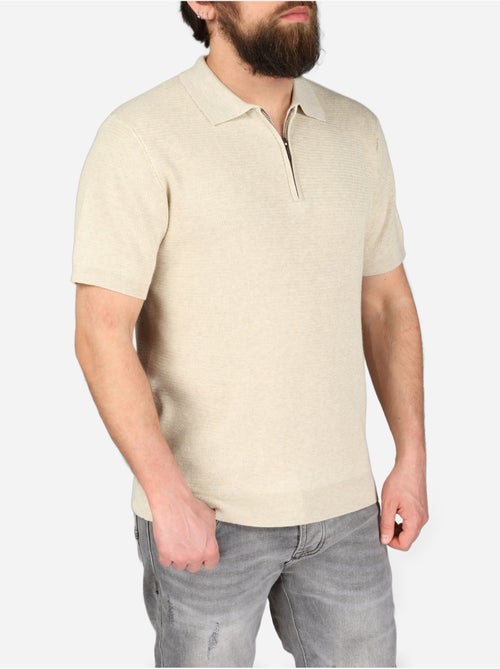 Polo col zippé - Frilivin - Kiabi Polo col zippé - Frilivin - Kiabi