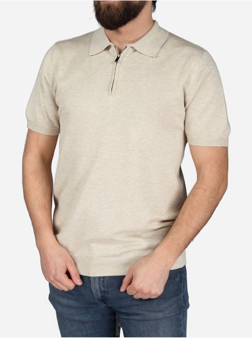 Polo col zippé - Frilivin - Kiabi Polo col zippé - Frilivin - Kiabi