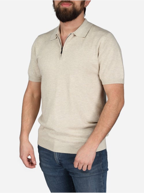 Polo col zippé - Frilivin - Kiabi Polo col zippé - Frilivin - Kiabi