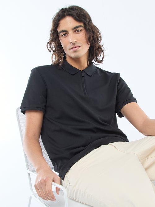 Polo col zippé - Kiabi Polo col zippé - Kiabi