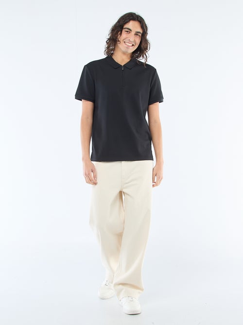 Polo col zippé - Kiabi Polo col zippé - Kiabi