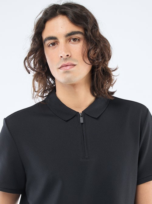Polo col zippé - Kiabi Polo col zippé - Kiabi