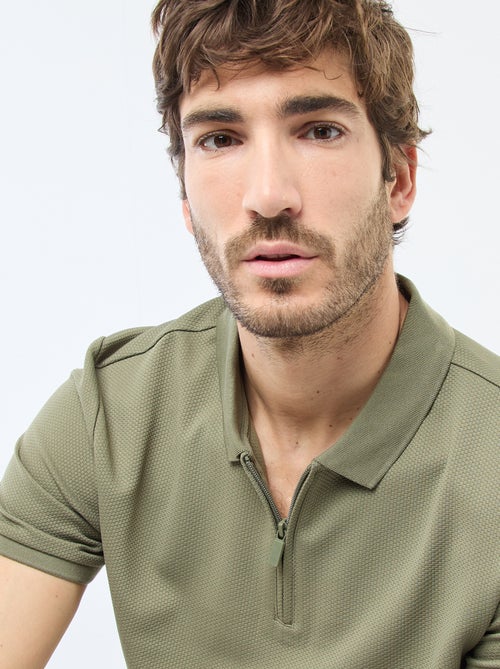 Polo col zippé - Kiabi