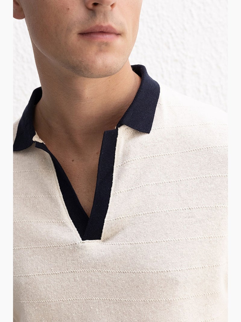 Polo comfort fit giesto Beige argile - Kiabi