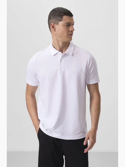 Polo coton élasthanne tommy - Kiabi