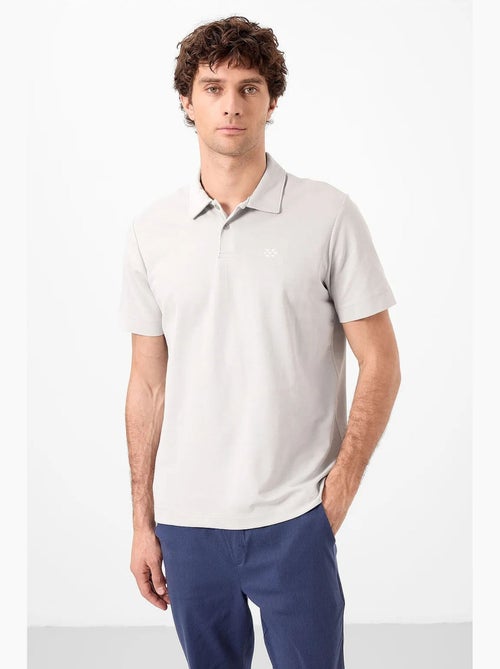Polo coton élasthanne tommy - Kiabi