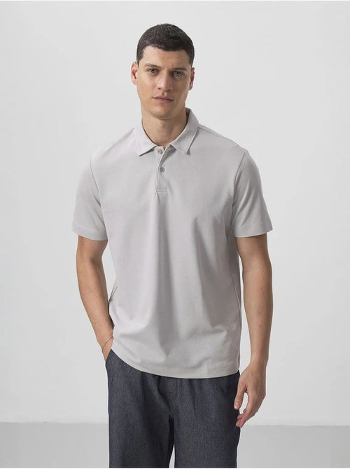 Polo coton élasthanne tommy - Kiabi