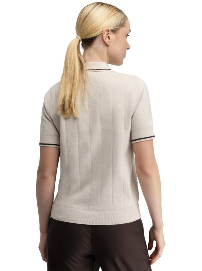 Polo de golf maille femme golf femme hazard-w sand Beige - Kiabi