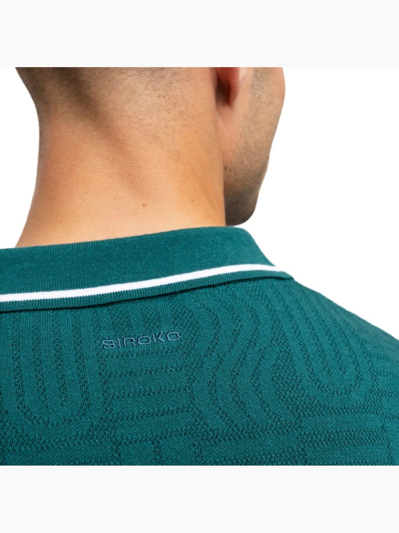 Polo de golf maille homme golf homme trevino teal Vert - Kiabi