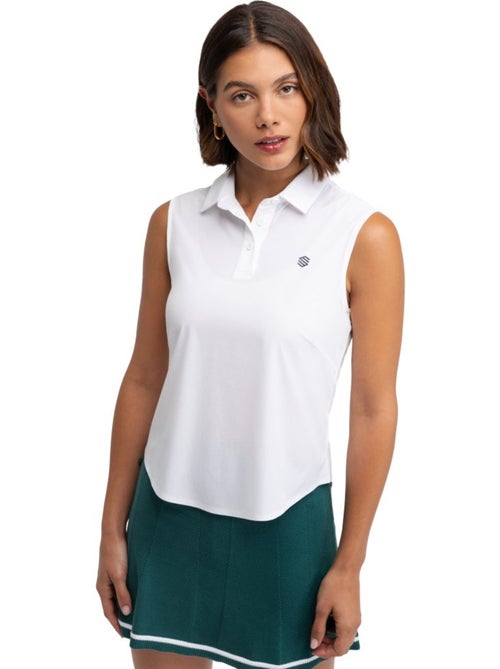 Polo de golf technique sans manches femme golf femme llorea - Kiabi