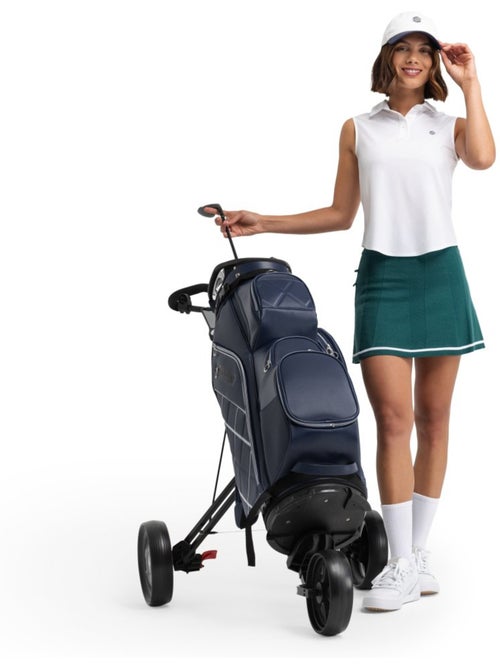 Polo de golf technique sans manches femme golf femme llorea - Kiabi
