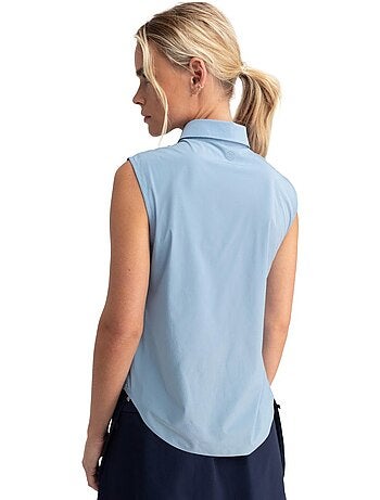 Polo de golf technique sans manches femme golf femme llorea