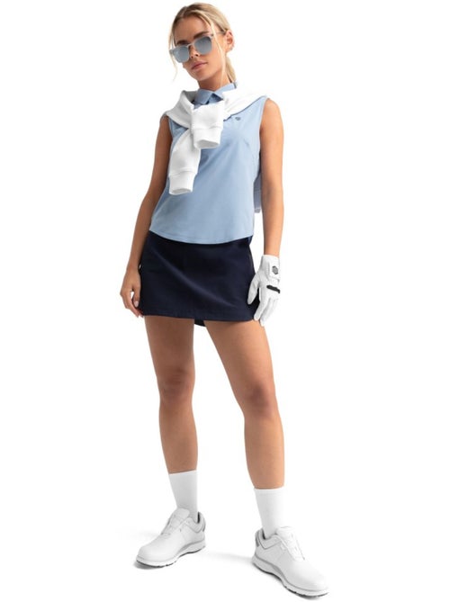 Polo de golf technique sans manches femme golf femme llorea - Kiabi