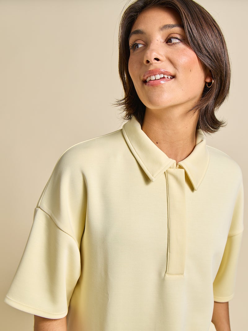 Polo de sport oversize - (ekstract) Jaune - Kiabi