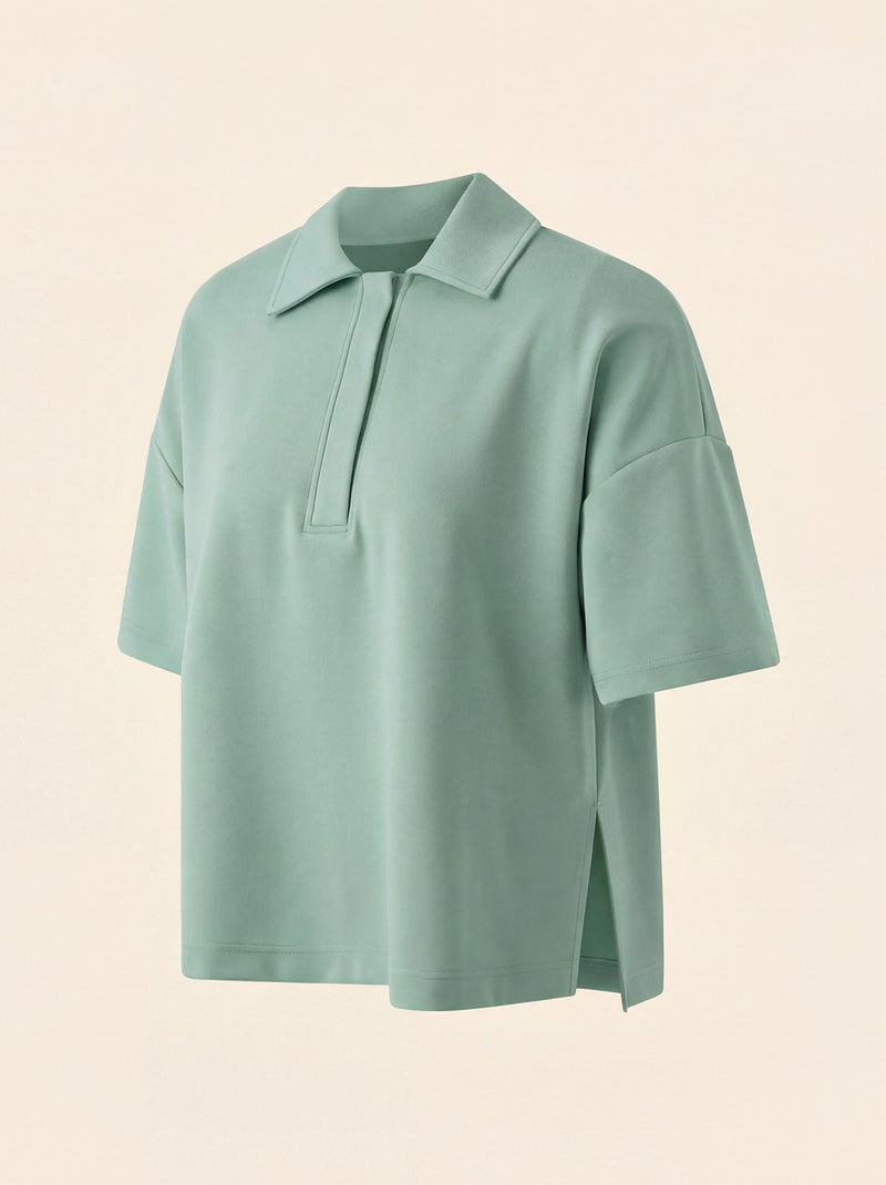 Polo de sport oversize - (ekstract) Vert - Kiabi