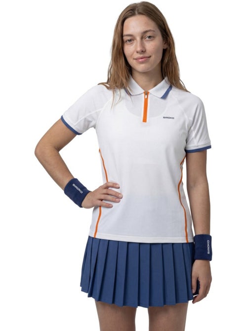 Polo de tennis demi-zip femme tennis femme player-w - Kiabi