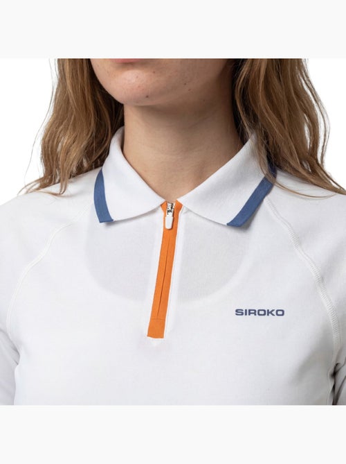 Polo de tennis demi-zip femme tennis femme player-w - Kiabi