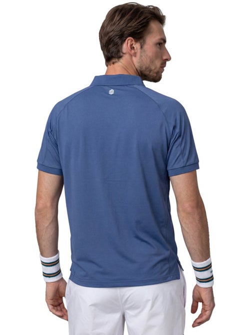 Polo de tennis demi-zip homme tennis homme player navy - Kiabi