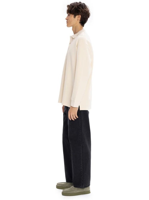 Polo détail boutonné giesto - Kiabi