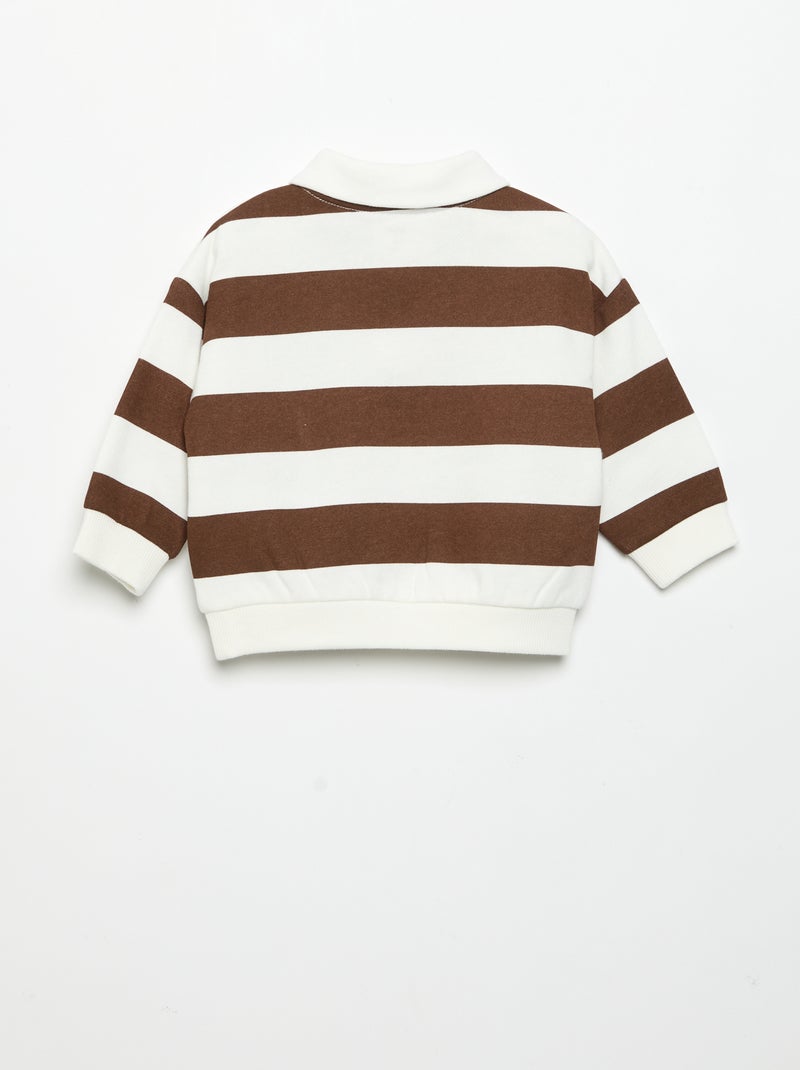 Polo 'Disney' en polaire Marron - Kiabi