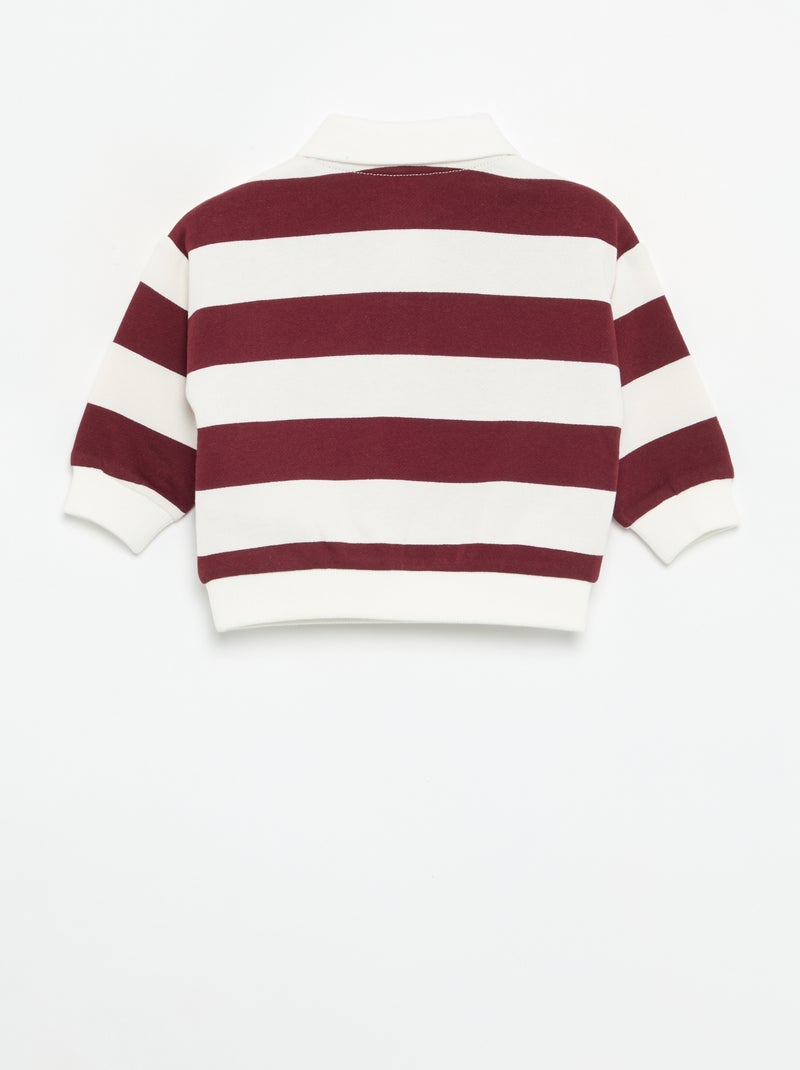 Polo 'Disney' en polaire Rouge - Kiabi
