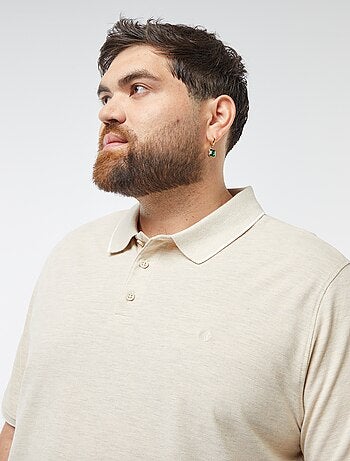 Polo en coton à contrastes