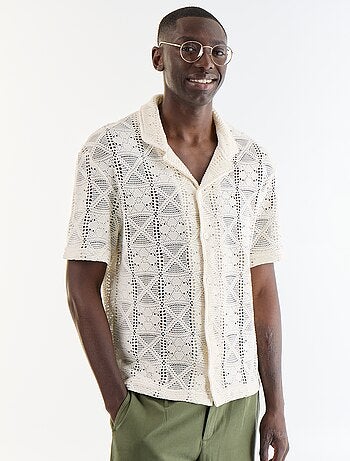 Polo en coton uni pour homme