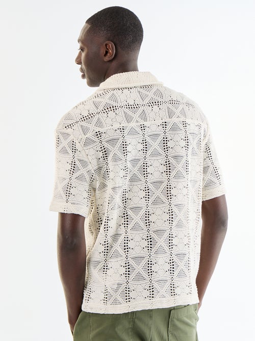 Polo en coton à manches courtes pour homme - Kiabi