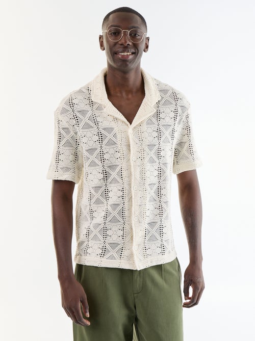 Polo en coton à manches courtes pour homme - Kiabi