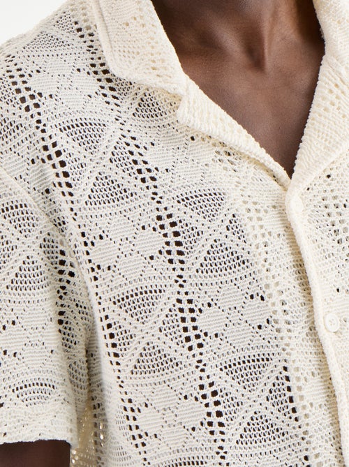 Polo en coton à manches courtes pour homme - Kiabi