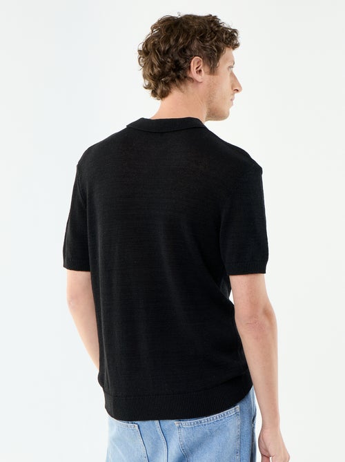 Polo en coton à manches courtes pour homme - Kiabi Polo en coton à manches courtes pour homme - Kiabi