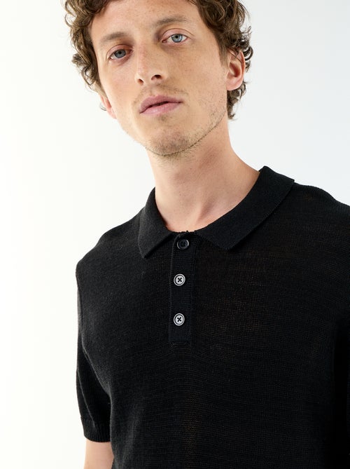 Polo en coton à manches courtes pour homme - Kiabi Polo en coton à manches courtes pour homme - Kiabi