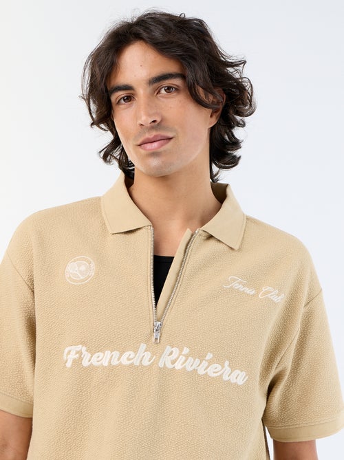 Polo en coton homme à manches courtes - Kiabi
