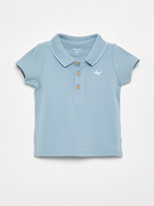 Polo en coton piqué - Kiabi
