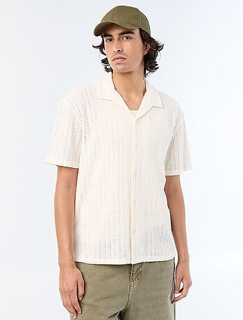 Polo en coton pour homme à manches courtes