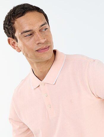 Polo avec broderie sur poitrine