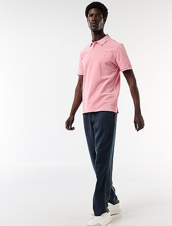 Polo avec broderie sur poitrine