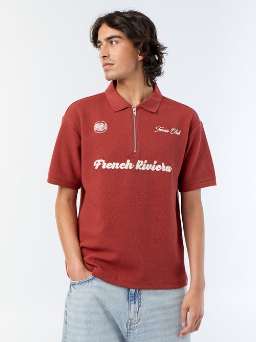 Polo en coton uni pour homme - Kiabi Polo en coton uni pour homme - Kiabi