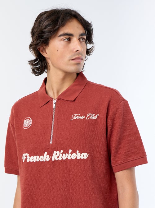 Polo en coton uni pour homme - Kiabi Polo en coton uni pour homme - Kiabi