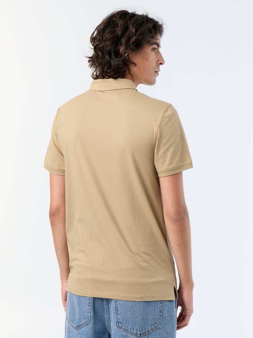 Polo en jersey avec col boutonné - Kiabi Polo en jersey avec col boutonné - Kiabi
