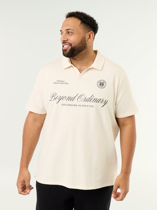 Polo en maille jersey manches courtes - Kiabi Polo en maille jersey manches courtes - Kiabi