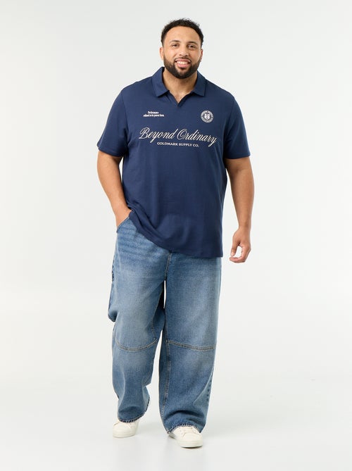 Polo en maille jersey manches courtes - Kiabi Polo en maille jersey manches courtes - Kiabi